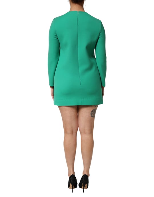 Vestido verde de manga larga - Image 4
