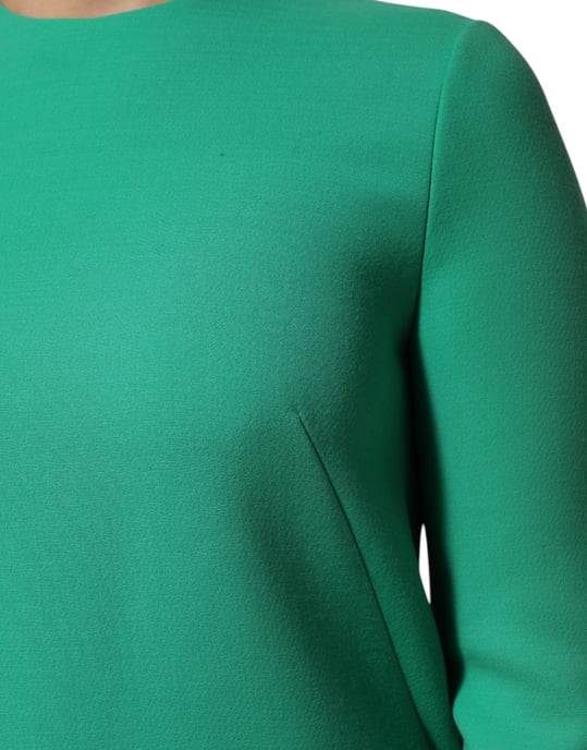 Vestido verde de manga larga - Image 6