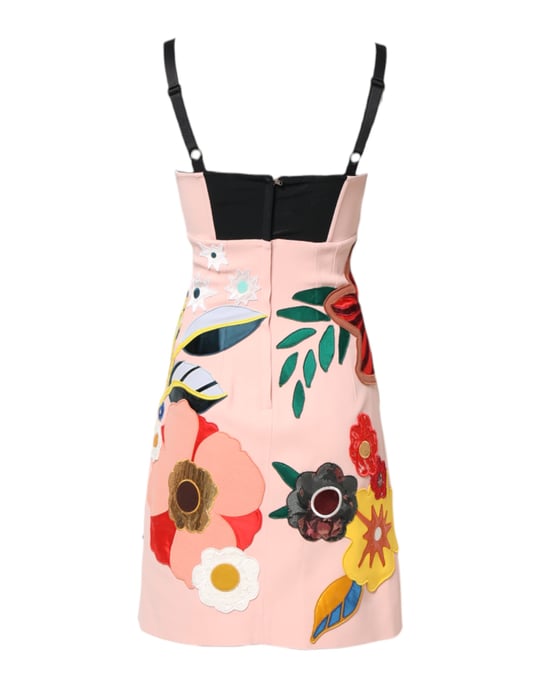 Vestido Aline con Apliques Florales - Image 3