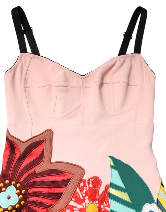 Vestido Aline con Apliques Florales - Image 4