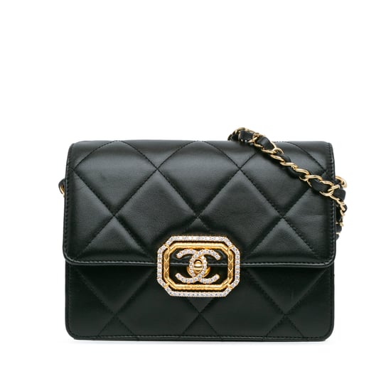 Bolso de cuero acolchado cruzado - Image 1