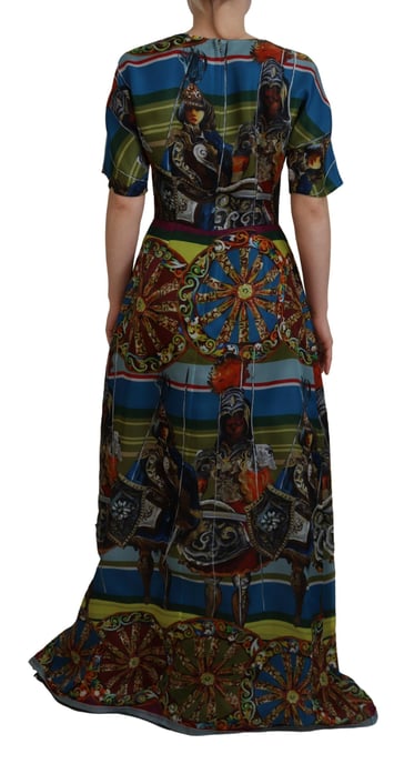Vestido Maxi de Seda Impresa - Image 3
