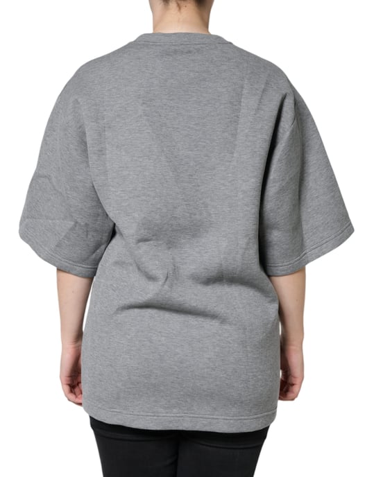 Camisa de algodón gris Dolce Gabbana Tsh84630 - Image 4
