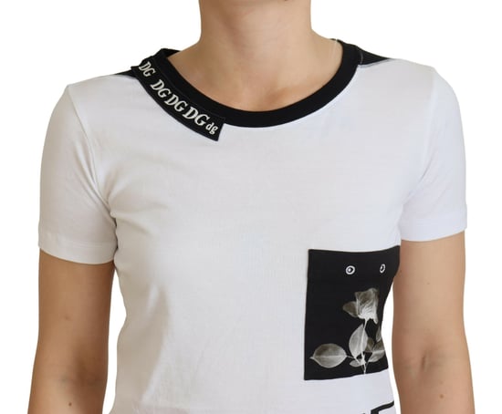 Camiseta gráfica con bolsillo de rosa - Image 4