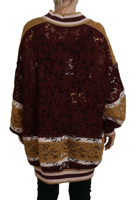 Sudadera de Encaje Ajuste Relajado Mangas Largas - Image 3