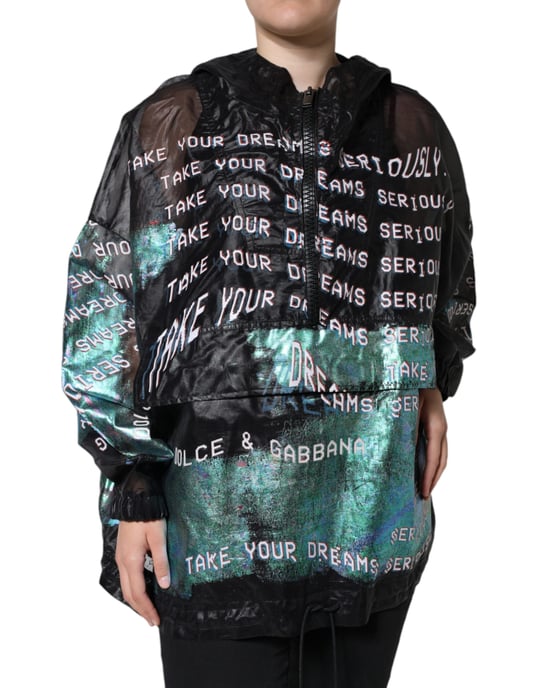 Chaqueta Con Capucha Impresa - Image 1