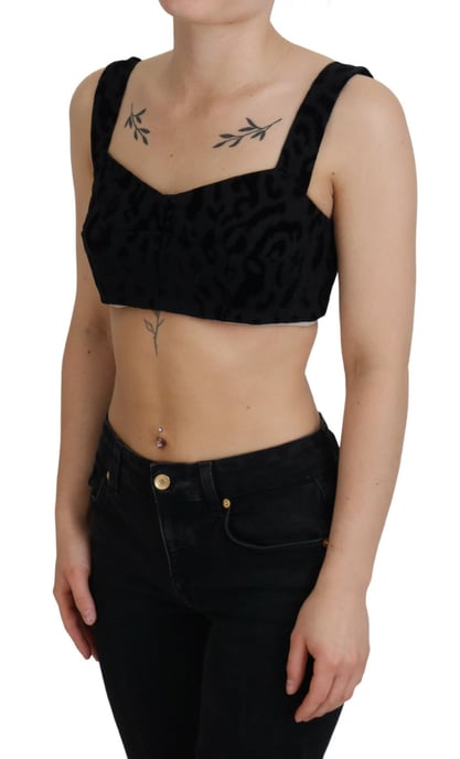 Top sin mangas de terciopelo Sweetheart de Dolce Gabbana - Image 2