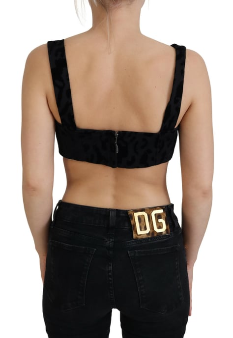 Top sin mangas de terciopelo Sweetheart de Dolce Gabbana - Image 3