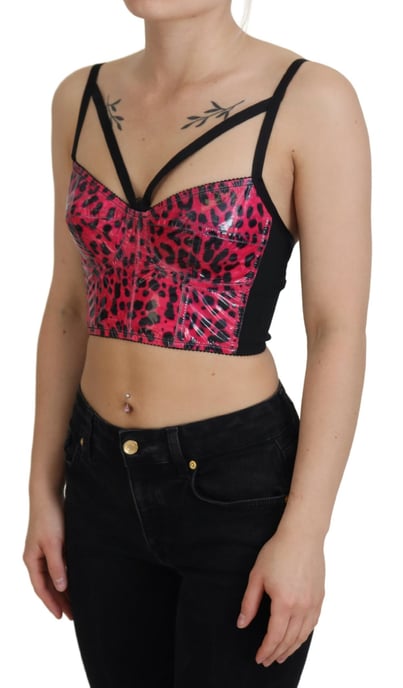 Top de Corsé con Estampado de Leopardo Tsh83158 - Image 2