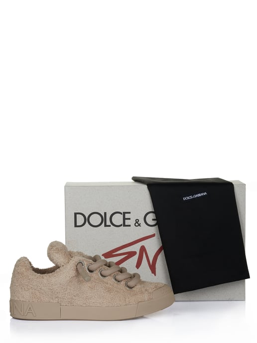 Zapatilla Portofino beige de Dolce & Gabbana - Image 6