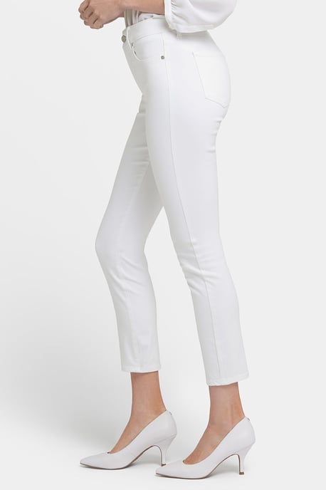 Jeans de Tobillo Alina Blanco Denim Premium | Blanco Óptico - Image 2