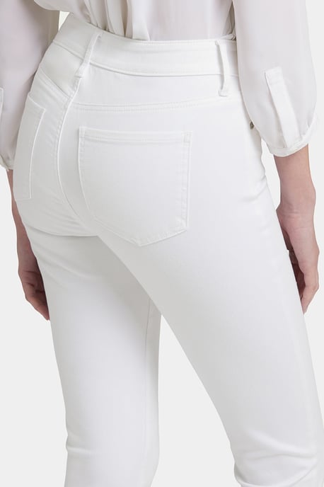 Jeans de Tobillo Alina Blanco Denim Premium | Blanco Óptico - Image 5