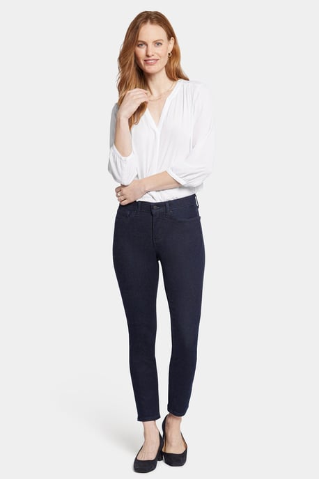 Alina Skinny Denim Premium de Color Azul Oscuro | Lavado - Image 1