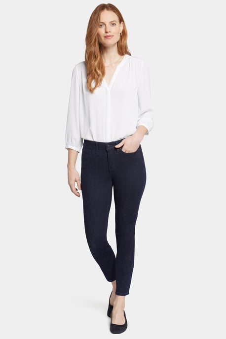 Alina Skinny Denim Premium de Color Azul Oscuro | Lavado - Image 3