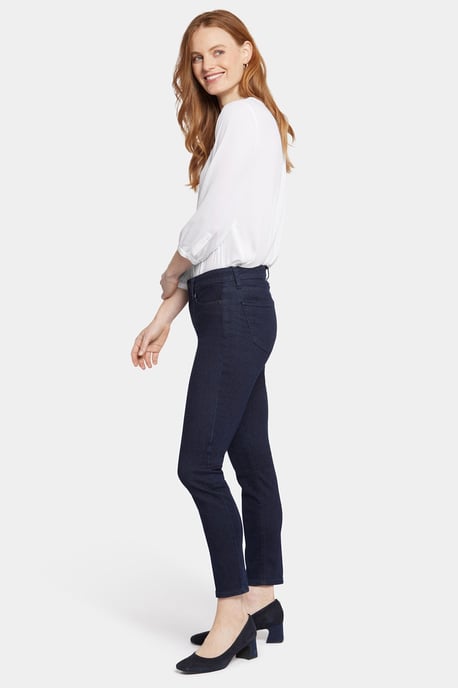 Alina Skinny Denim Premium de Color Azul Oscuro | Lavado - Image 4