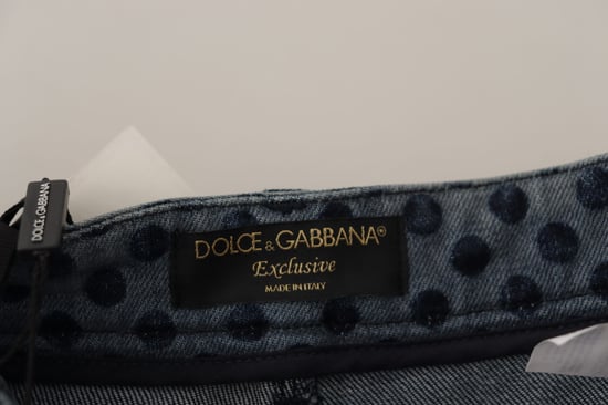 Jeans Ajustados Geométricos Florales Dolce Gabbana - Image 4
