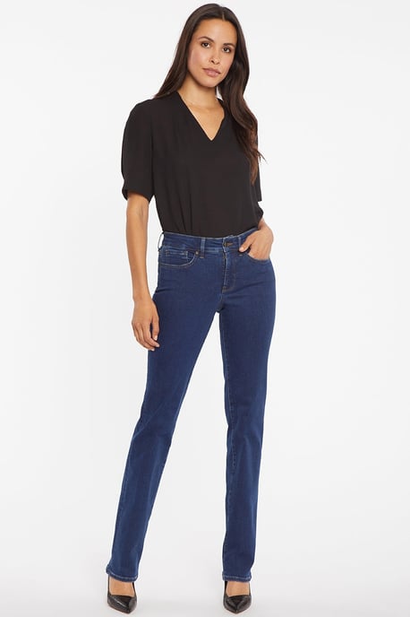 Jeans Rectos Marilyn Azul Medio Denim Premium | Quinn - Image 1