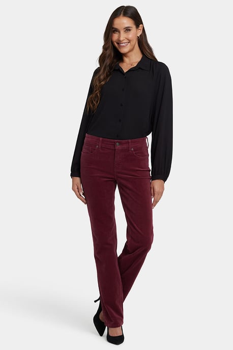 Pantalones Rectos Marilyn | Rojo Sienna - Image 1
