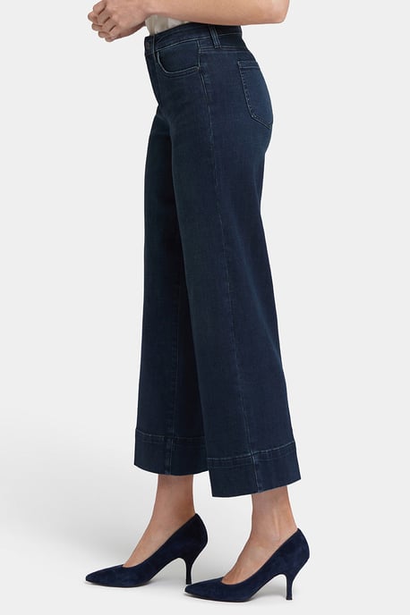 Teresa Wide Leg Ankle Jeans | Obsidian Blue - Image 2