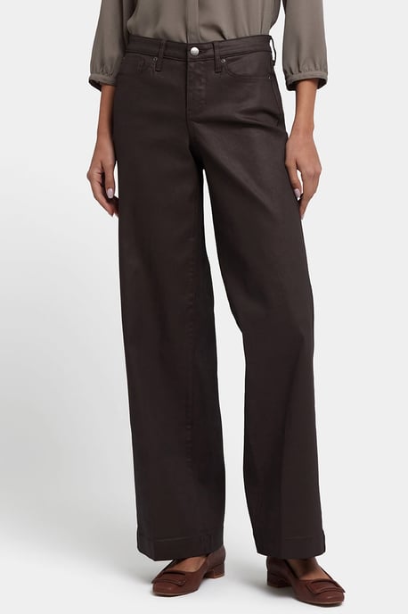 Jeans de Pierna Ancha Coated Teresa | Peppercorn Coated - Image 3