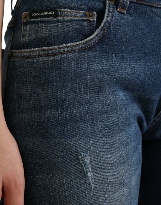 Jeans de mezclilla desgastados - Image 4