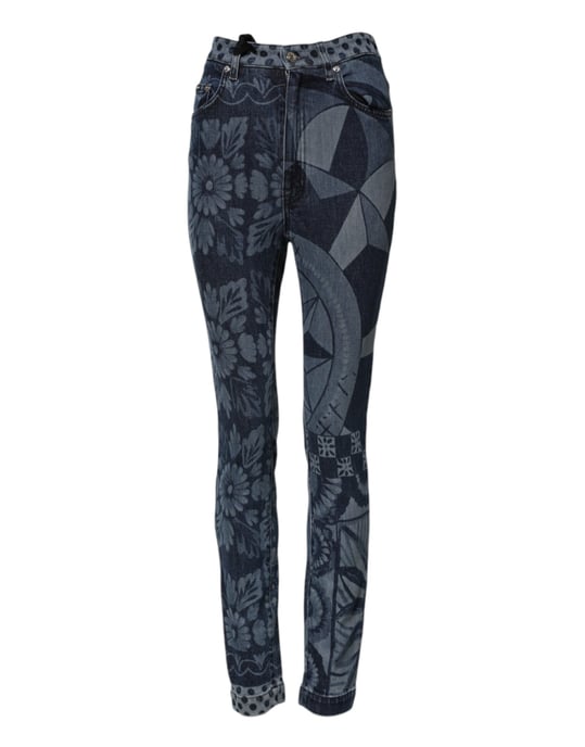 Jeans Slim de Mezclilla Impresa - Image 2