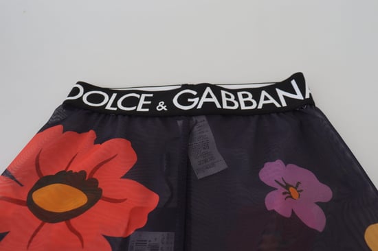 Leggings de Malla Floral Estilo Corto - Image 4