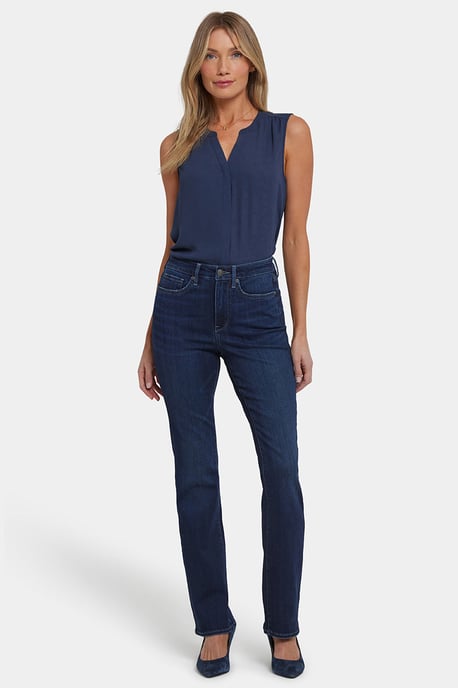 Jeans Billie Mini Bootcut en denim Sure Stretch® | Tinta Cielo - Image 1