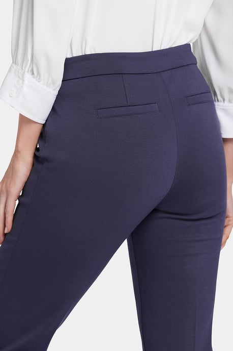 Pantalones Slim en Punto Ponte | Azul Oxford - Image 5