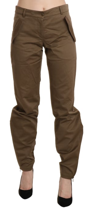 Pantalones de corte relajado Verde Oliva - Image 1