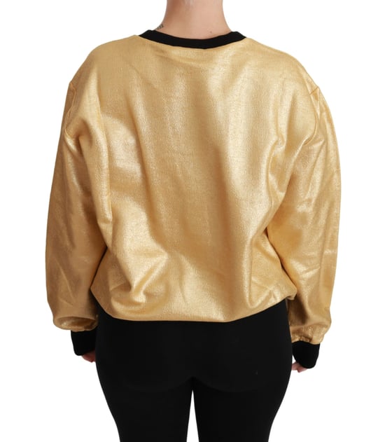 Sudadera Metálica Dolce Gabbana Dorada - Image 4
