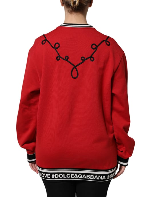 Sudadera de cuello redondo bordada - Image 4