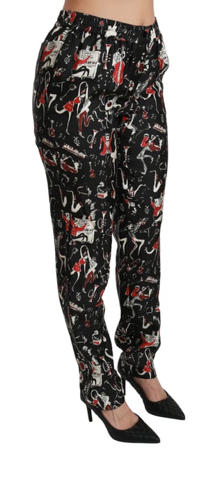 Pantalones de Seda Impresa Diseño Musical - Image 3