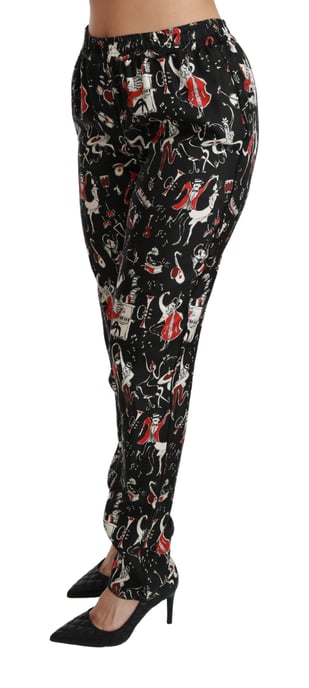 Pantalones de Seda Impresa Diseño Musical - Image 4