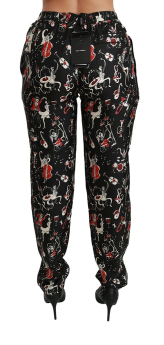 Pantalones de Seda Impresa Diseño Musical - Image 5