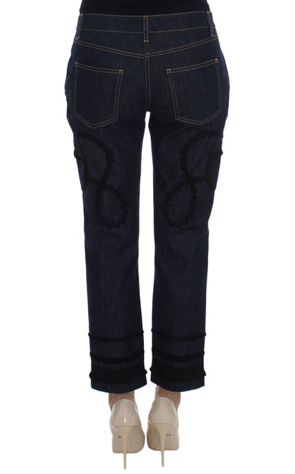 Jeans Cortos con Detalles de Encaje - Image 3