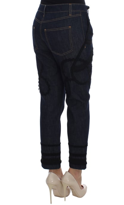 Jeans Cortos con Detalles de Encaje - Image 4