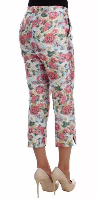 Pantalones Cortos de Brocado Floral - Image 2
