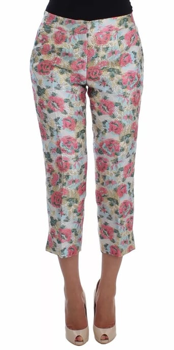 Pantalones Cortos de Brocado Floral - Image 3