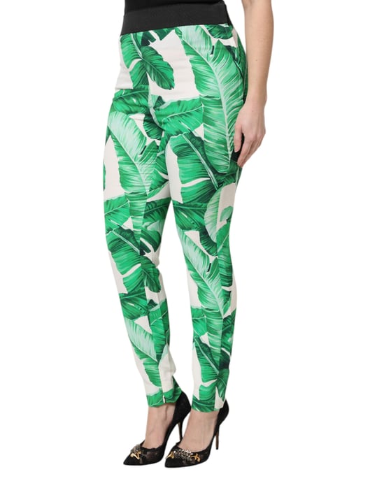 Pantalones Impresos de Cintura Alta Ajustados - Image 3