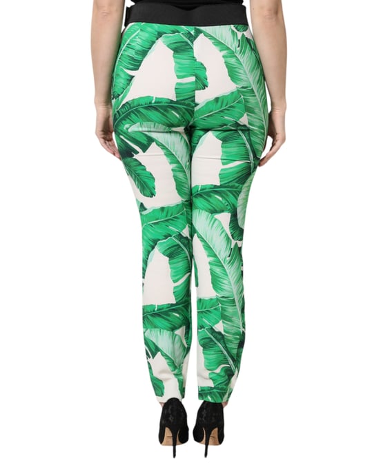 Pantalones Impresos de Cintura Alta Ajustados - Image 4