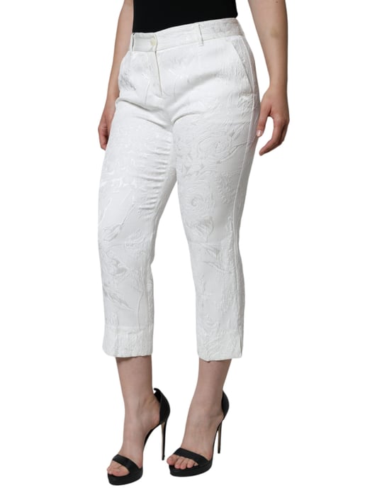 Pantalones Cortos de Brocado Floral - Image 3