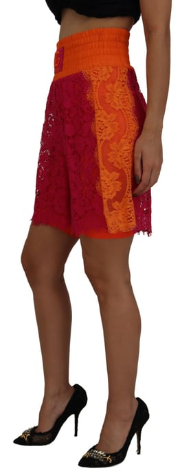 Shorts de encaje de cintura alta - Image 2