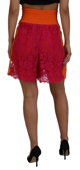 Shorts de encaje de cintura alta - Image 3