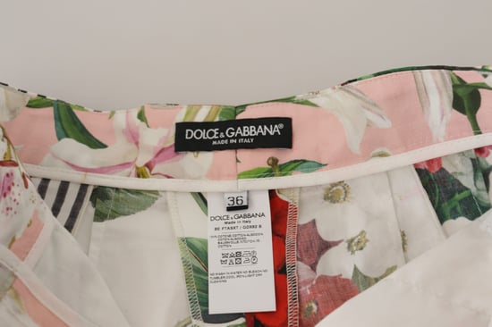 Pantalones Cortos de Cintura Alta con Estampado Floral - Image 5