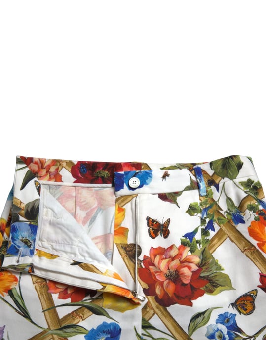 Pantalones cortos de mezclilla de tiro alto con cordones - Image 5