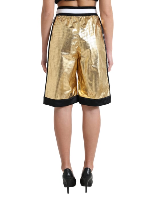 Shorts Metálicos Estilo Dorado - Image 3