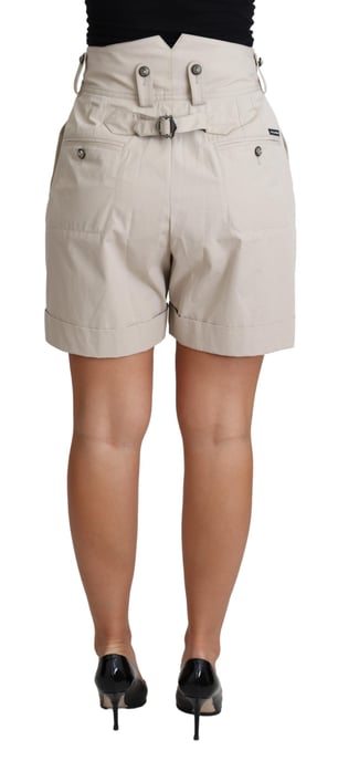 Pantalones cortos de cintura alta plizados de Dolce & Gabbana - Image 3