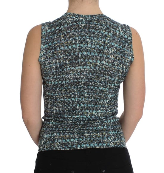 Top sin mangas ajustado multicolor Dolce Gabbana - Image 3