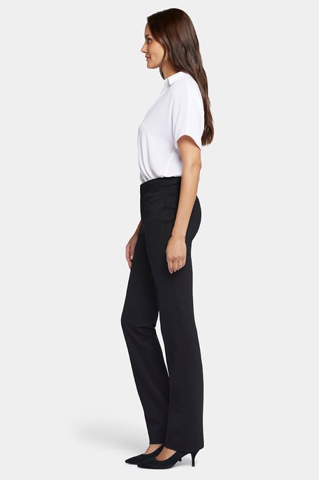 Pantalones Slim en Punto Ponte | Negro - Image 4